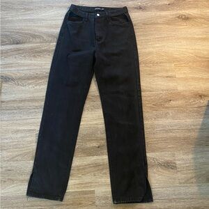 Nasty gal black cut out jeans